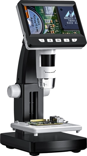 Digitalt mikroskop Renew Force G600 med LCD 4,3" og forstørrelse 1000× – 1 stk.