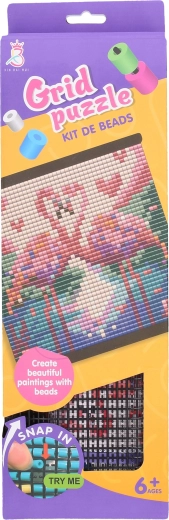 Perlemozaik flamingoer 31 × 32,5 cm