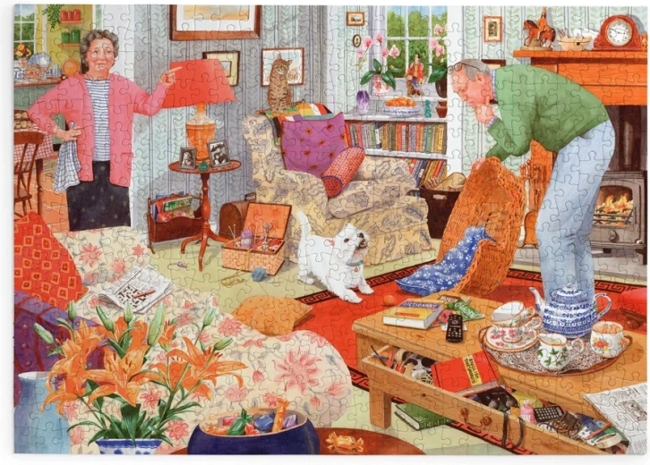 House of Puzzles Hvor er mine briller? puslespil med 500 store brikker