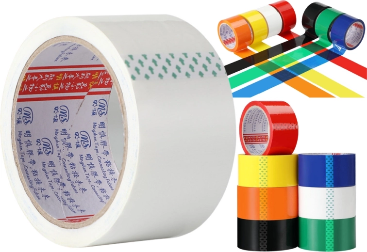 Hvid akryl pakketape 48 mm × 50 yd