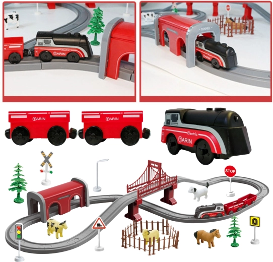 Elektrisk lokomotiv for en autentisk køreoplevelse