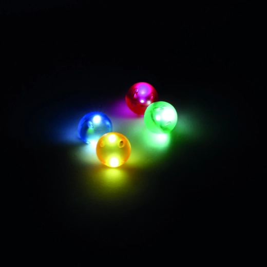 Cleverclixx lysende kugler til kuglebane Dazzling Lights (4 stk.)