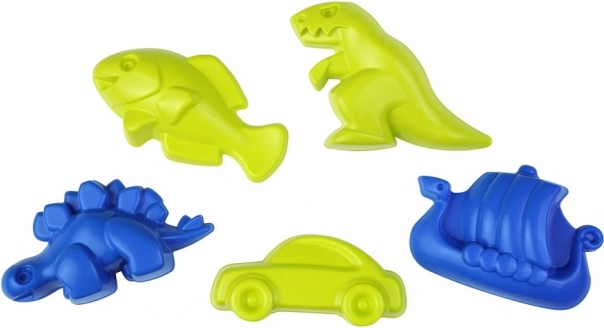 Sandforme med dinosaur 5 dele
