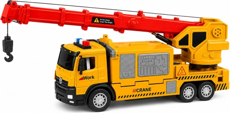 Kran med drejelig arm og krog