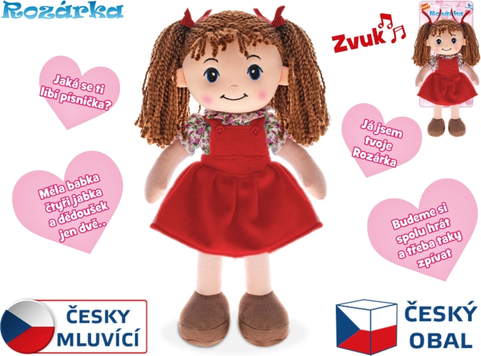 Dukke Rozárka, taler tjekkisk, 35 cm