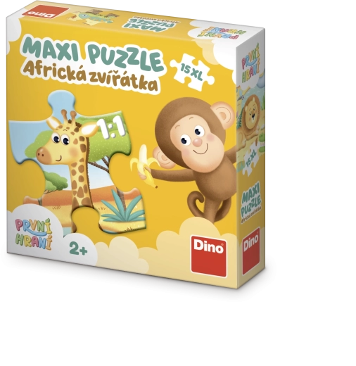 Dino maxi baby-puslespil Første leg Afrikanske dyr 15 brikker
