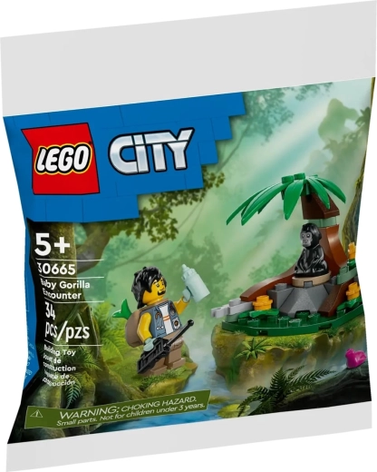 LEGO City møde med gorillaunge - 1 stk.