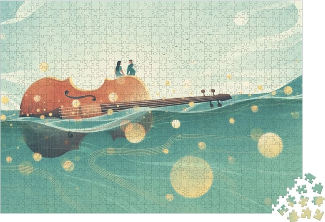 Janod Puslespil Flydende Violin 1000 Brikker