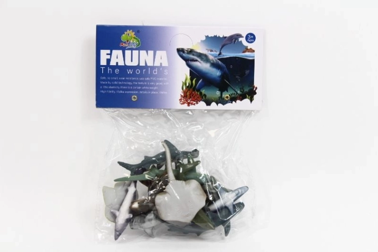 Sæt med havdyr – 12 figurer