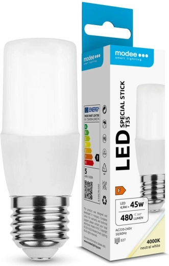 LED-pære Modee Lighting Special Stick T35 4,9 W E27, neutral hvid, 480 lm