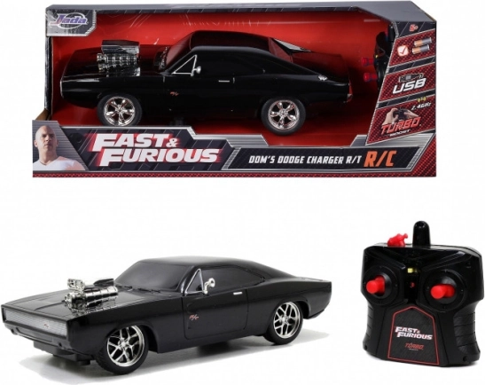 RC bil Fast & Furious 1970 Dodge Charger 1/16