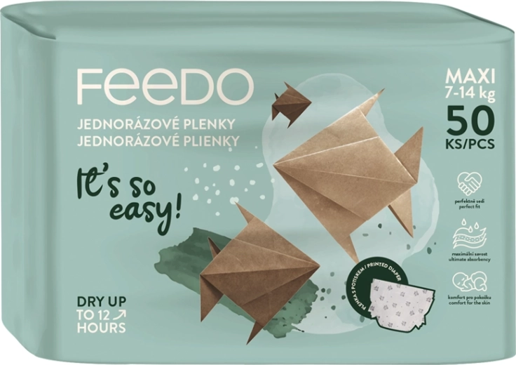 FEEDO engangsbleer Maxi 4 (7–14 kg), 50 stk.