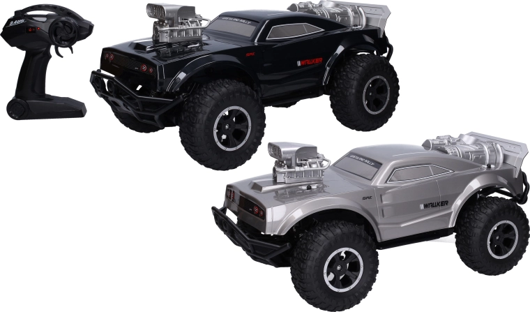 Wiky RC-terrængående bil 4x4 med store hjul og 2,4 GHz-fjernbetjening