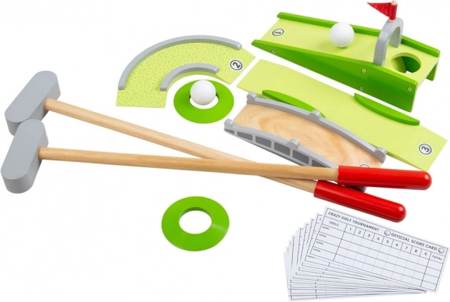 Træ mini-golf BIGJIGS TOYS til børn