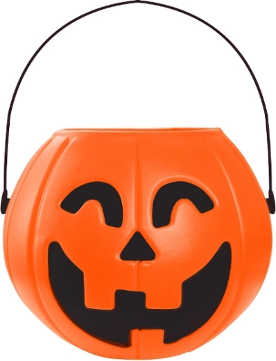 Halloween-spand i græskarform 16 × 14 cm