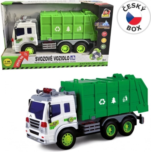 Skraldebil MaDe City Collection med friløb