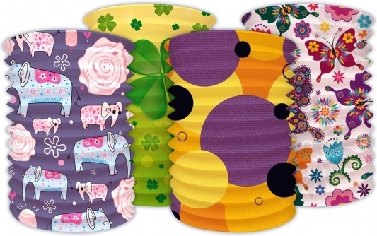 Papirlampe cylinder til karneval
