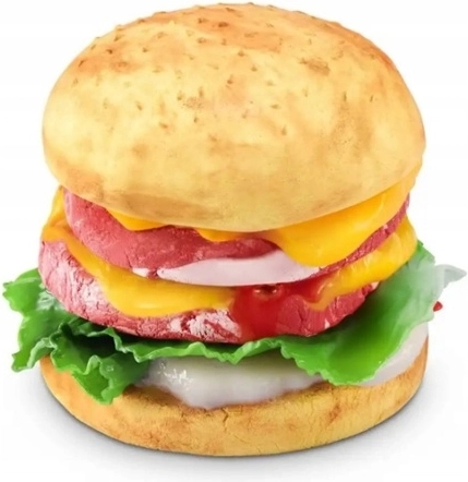 Realistisk burger af slime