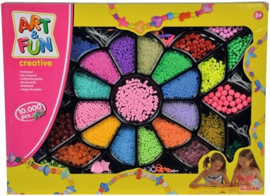 Gavesæt af perler A&F, 10.000 stk inklusive tilbehør