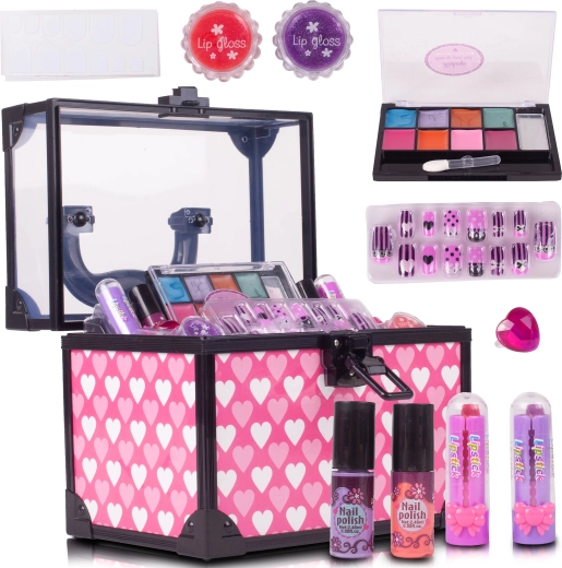 Kosmetik-kuffert til make-up og manicure for børn