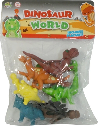 Sæt med dinosaurfigurer til børn (6 stk.)