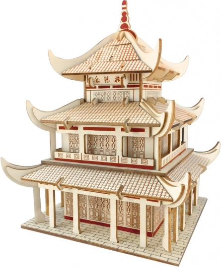 Træ 3D-puslespil Yueyang Tårn