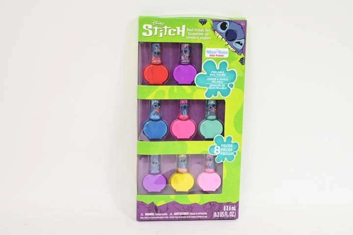 Disney Stitch sæt med neglelak til børn (8 stk.)