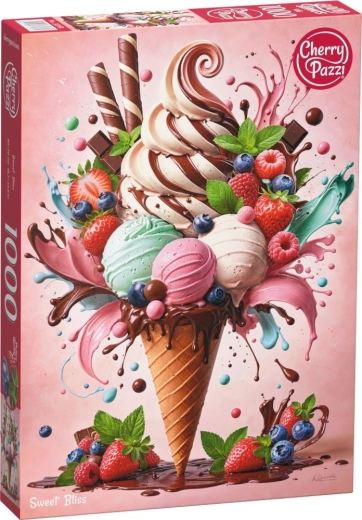 Puzzle CHERRY PAZZI sød salighed 1000 brikker