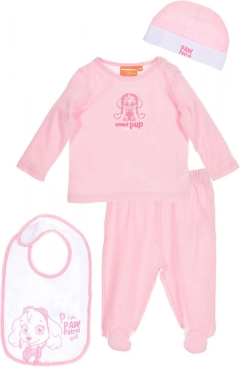 Gavesæt med Paw Patrol til baby, pink, 4 dele