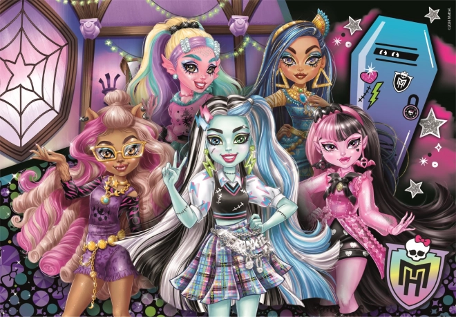 Puslespil Monster High 104 brikker CLEMENTONI