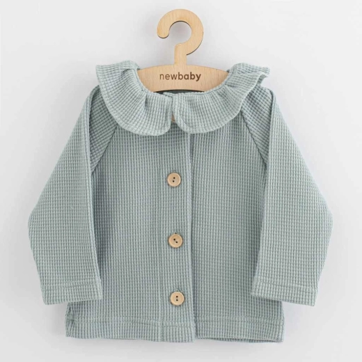 Babyjakke med knapper New Baby Laura grå 68 (4–6 m)