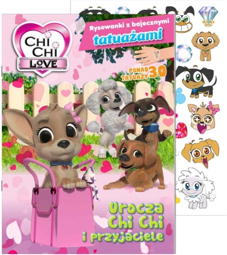 Chi Chi Love malebog med eventyrlige tatoveringer, del 1