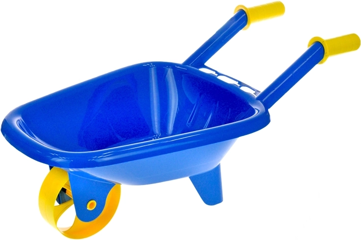 Børnehave-håndtrillebør i plast, blå 60 × 25 × 30 cm