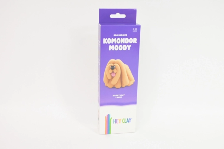 Hey Clay Hundevenner Komondor – kreativ modellervoks (3 pakker)
