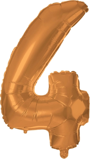 Folieballon tal 4 30 cm bronze Toro