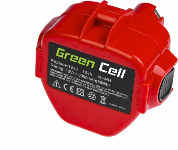 Kraftig kapacitet 3000 mAh