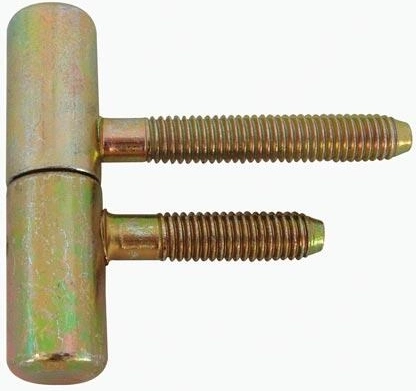 Dørhængsel 60/10 M8, guldforsinket