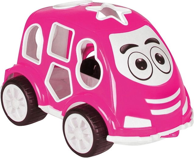 Sødt bildesign i pink