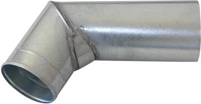 V-knæ 100 mm af galvaniseret stål