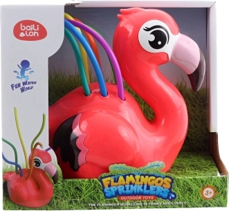 Havesprinkler i flamingoform til børn
