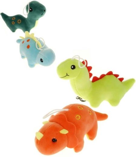 Plys-nøglering dinosaur 15 cm - 1 stk.