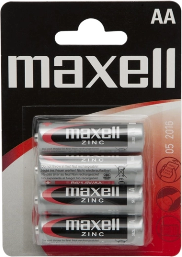 Zink-kulbatterier AA R6 1,5 V, 4 stk.
