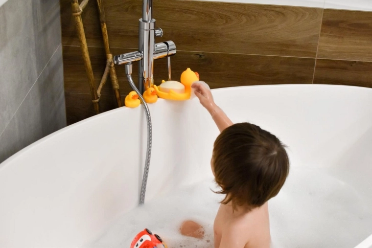 Sjov i badet fra fødslen