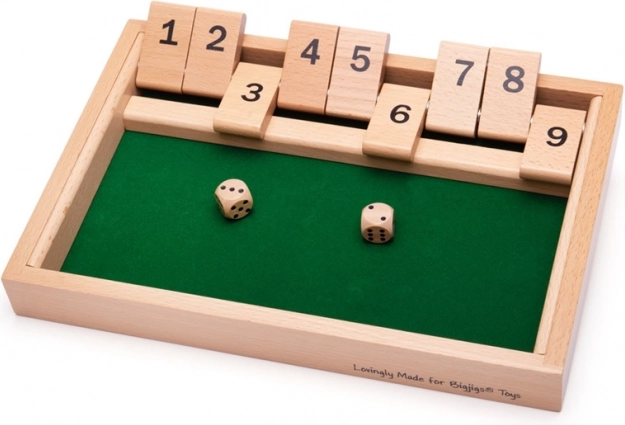 træspil Shut the Box BIGJIGS TOYS