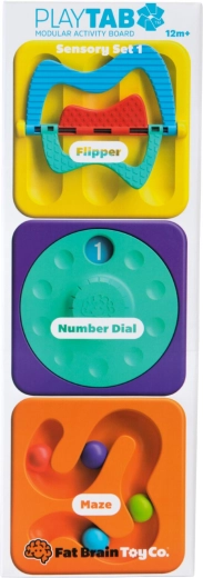 Fat Brain sæt af sensoriske legetøj PlayTab Tile Set 1