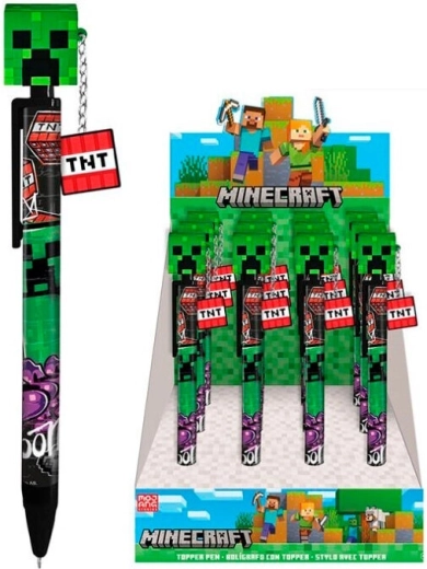 Minecraft kuglepen med 3D-topper