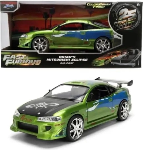 Jada metalmodel Mitsubishi Eclipse 1995 fra filmen Fast & Furious i målestok 1:24