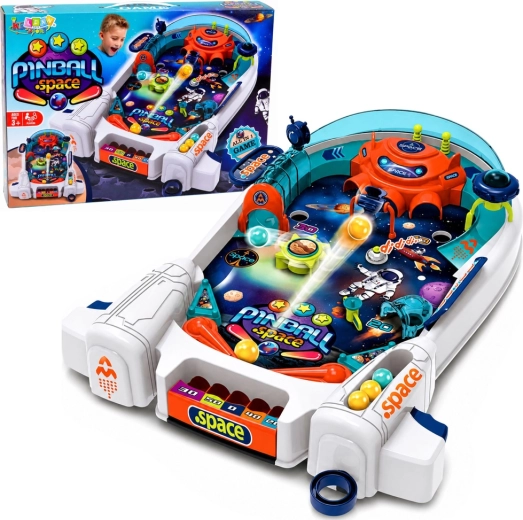 Pinball Space kosmisk pinballspil med 8 kugler