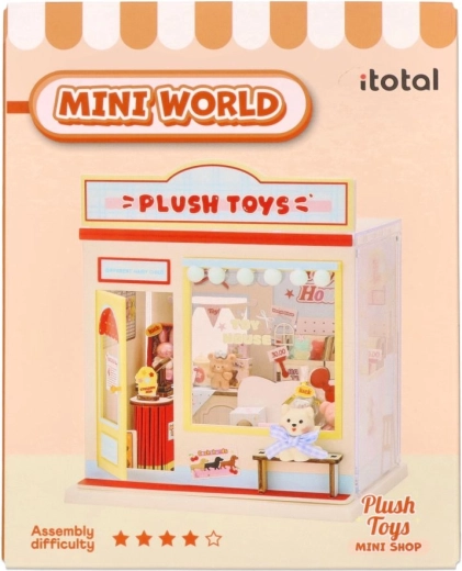 i-Total miniaturmodel af bamsebutik DIY