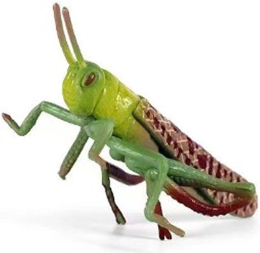 Græshoppe – plastikfigur 7 cm